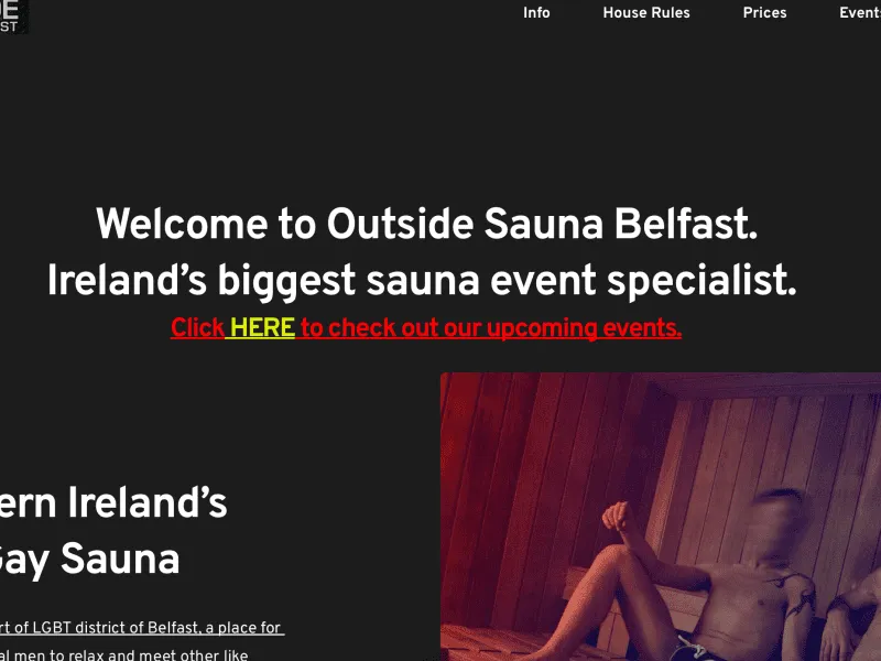 Outside Sauna